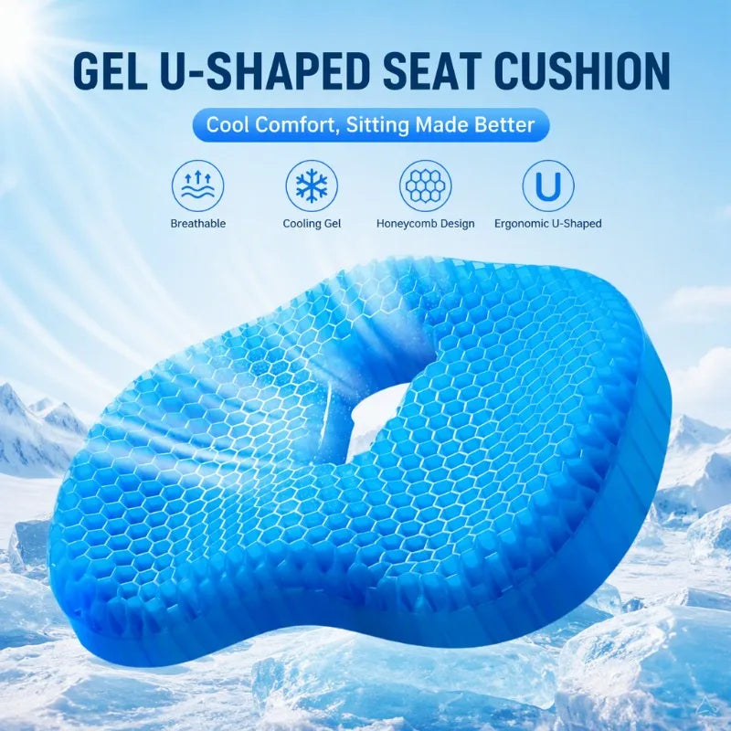 Lunergo Honeycomb Gel Seat Cushion